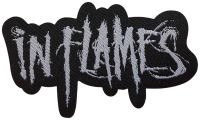 In Flames - Patch Logo Shaped (4,8 X 7,8 Cm)