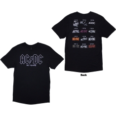 Ac/Dc - History Logo Uni Bl T-Shirt