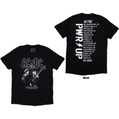 Ac/Dc - Pwrd Up B&W Photo Uni Bl T-Shirt