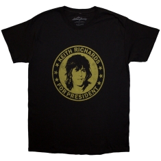 Rolling Stones - Keith For President Uni Bl T-Shirt