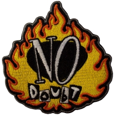 No Doubt - Flame Woven Patch