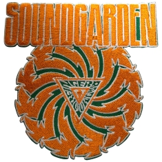 Soundgarden - Badmotorfinger Orange Green Woven Patch