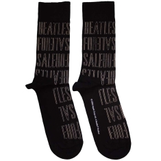 Beatles - For Sale Text Outlines Repeat Uni Bl Socks