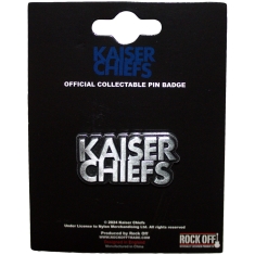 Kaiser Chiefs - Skewed Logo Pin Badge