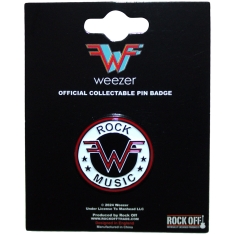 Weezer - Rock Music Emblem Pin Badge