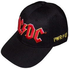 Ac/Dc - Pwr Up & Logo Bl Baseball Cap