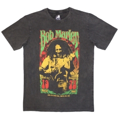 Bob Marley - 1978 Stone Wash Uni Char T-Shirt