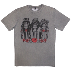 Guns N Roses - Hell Group Stone Wash Uni Grey T-Shirt