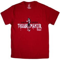 Emily The Strange - Troublemaker Uni Red T-Shirt