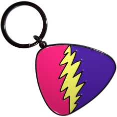 Grateful Dead - Pink/Purple Plectrum Keychain