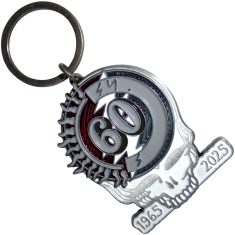 Grateful Dead - 60Th Anniversary Skull Keychain